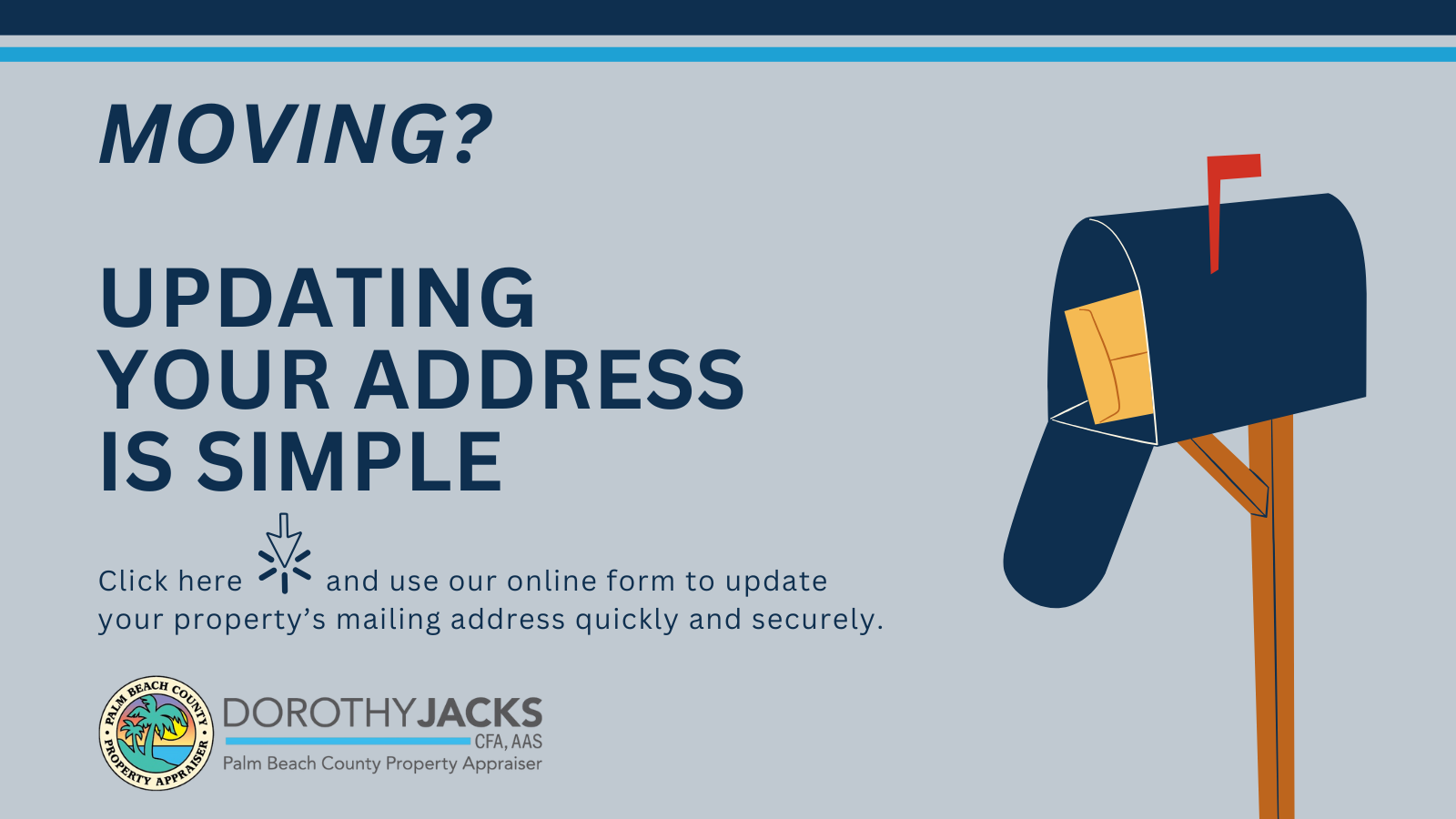 Moving update your address 