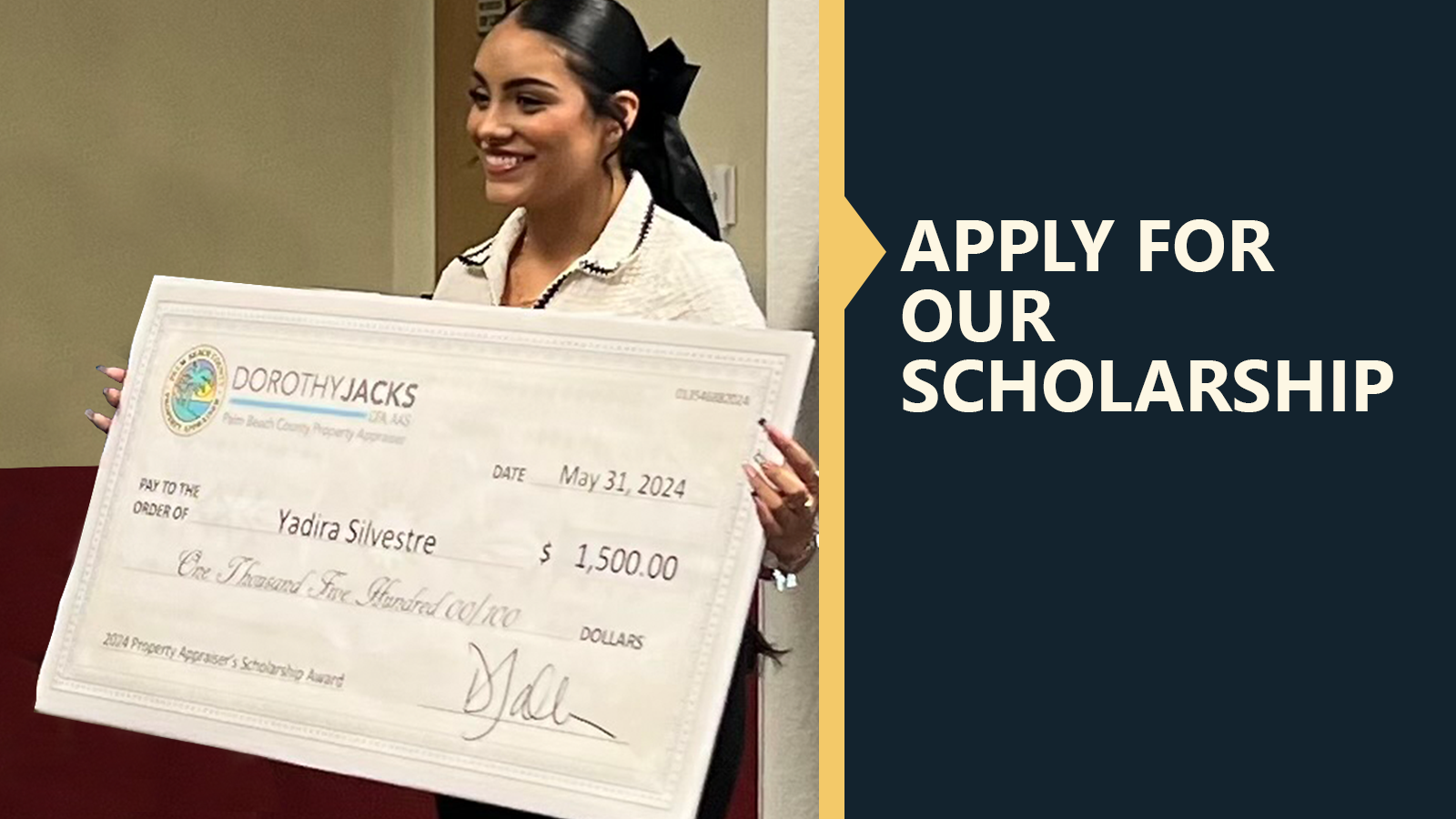 Apply for our 2025 Scholarship